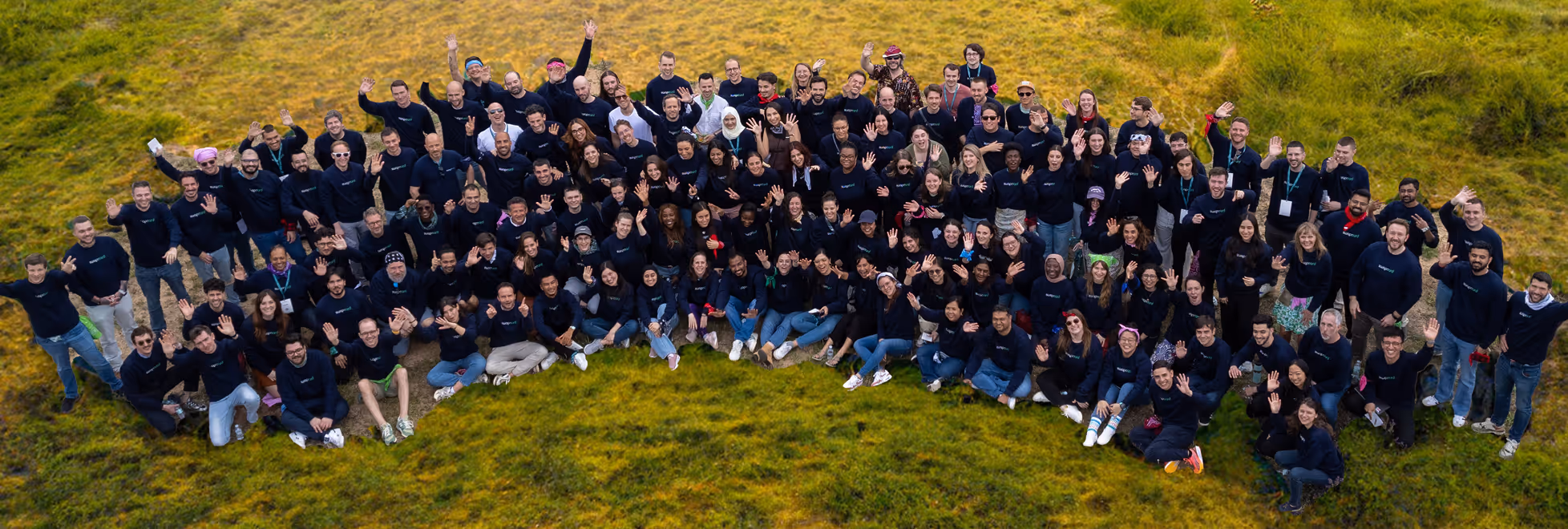 Swapcard team at global offsite in 2025